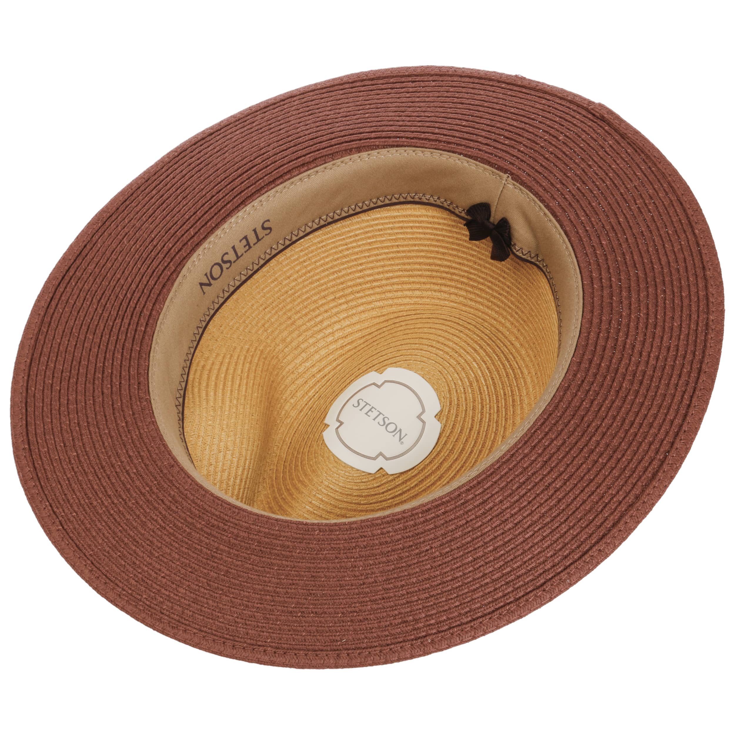 Stetson Chapeau En Paille Romaro Toyo Femme/Homme - Traveller D'Ete De Plage Avec Ruban Gros Grain Ete Printemps-ete - L (58-59 Cm) Olive