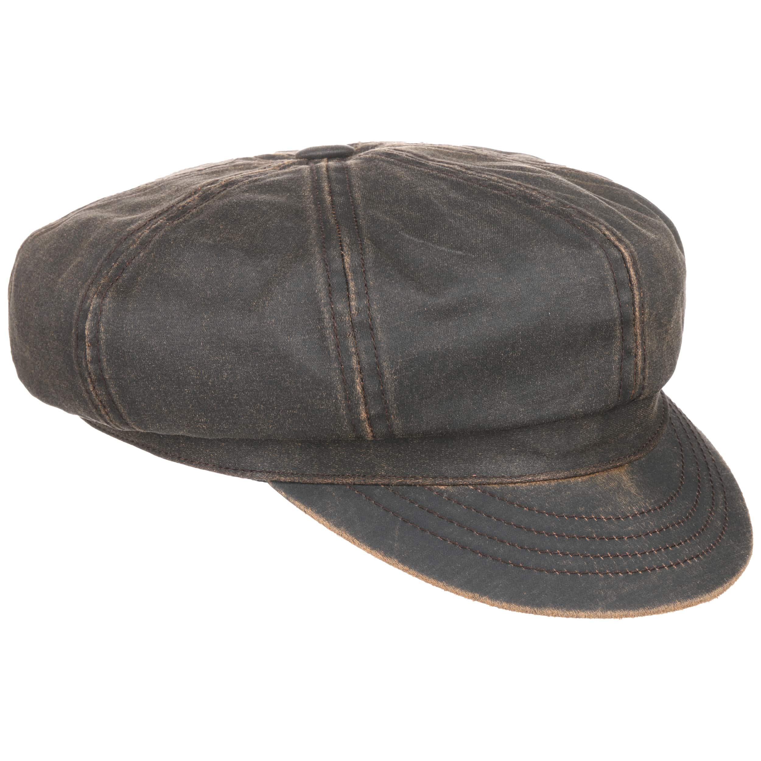 stetson newsboy cloth hat