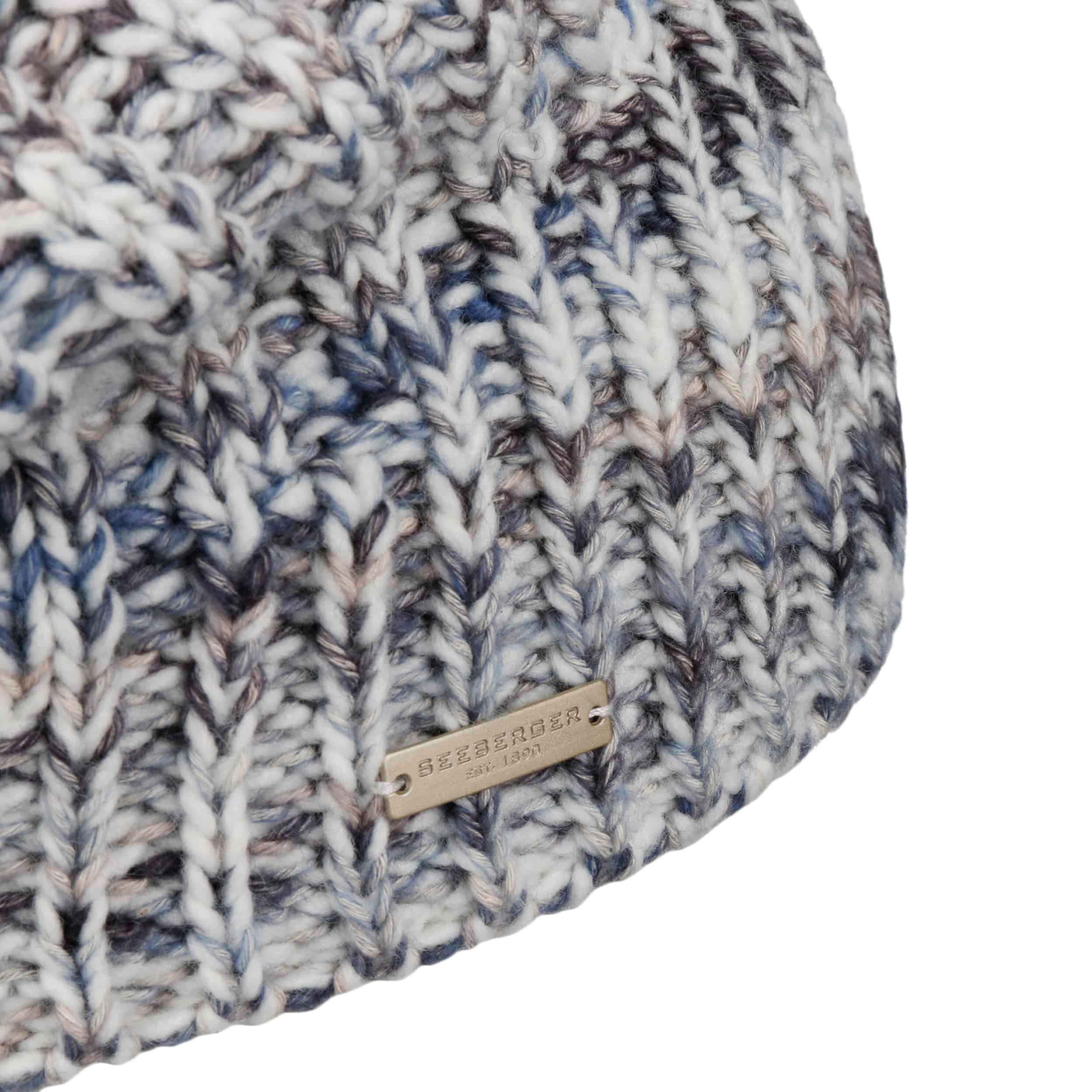 Seeberger Salevia Multicolour Headsock – Oversize Strickmütze Mit Fleecefutter Für Damen