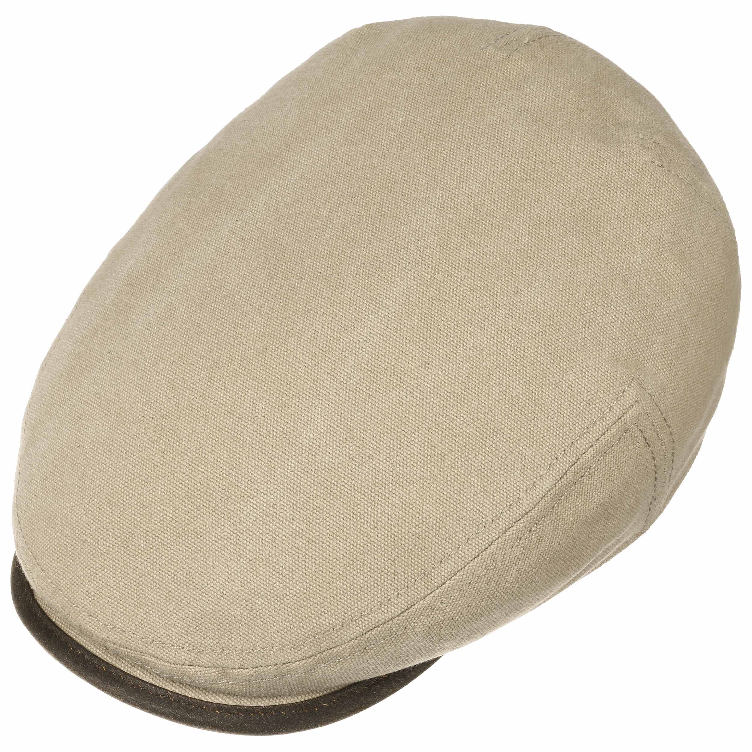 STETSON Seward Canvas beige UV-Schutz 40 Schiebermütze Baumwolle Mütze Cap Kappe 