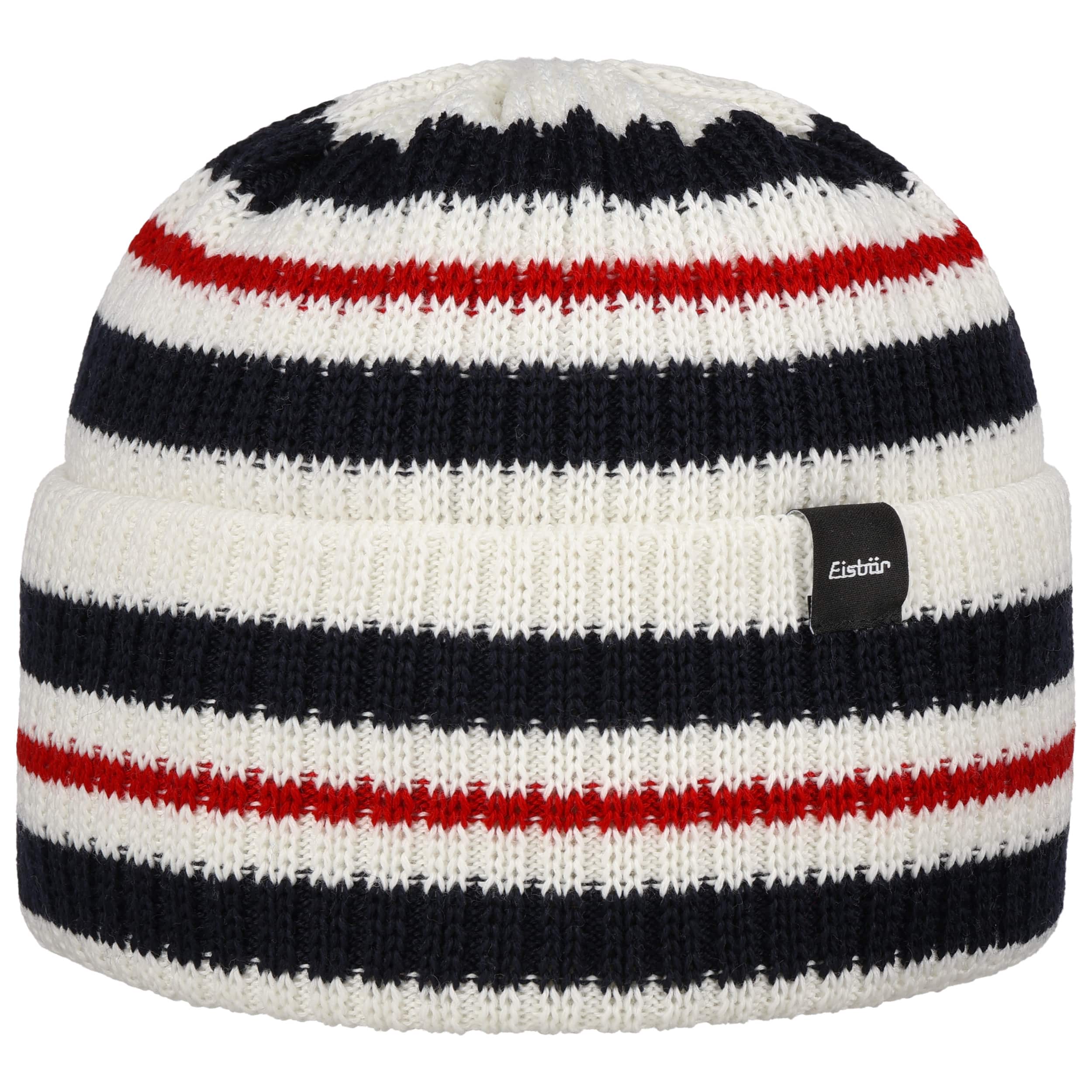 Short Stripy Merinomütze by Eisbär - 39,99