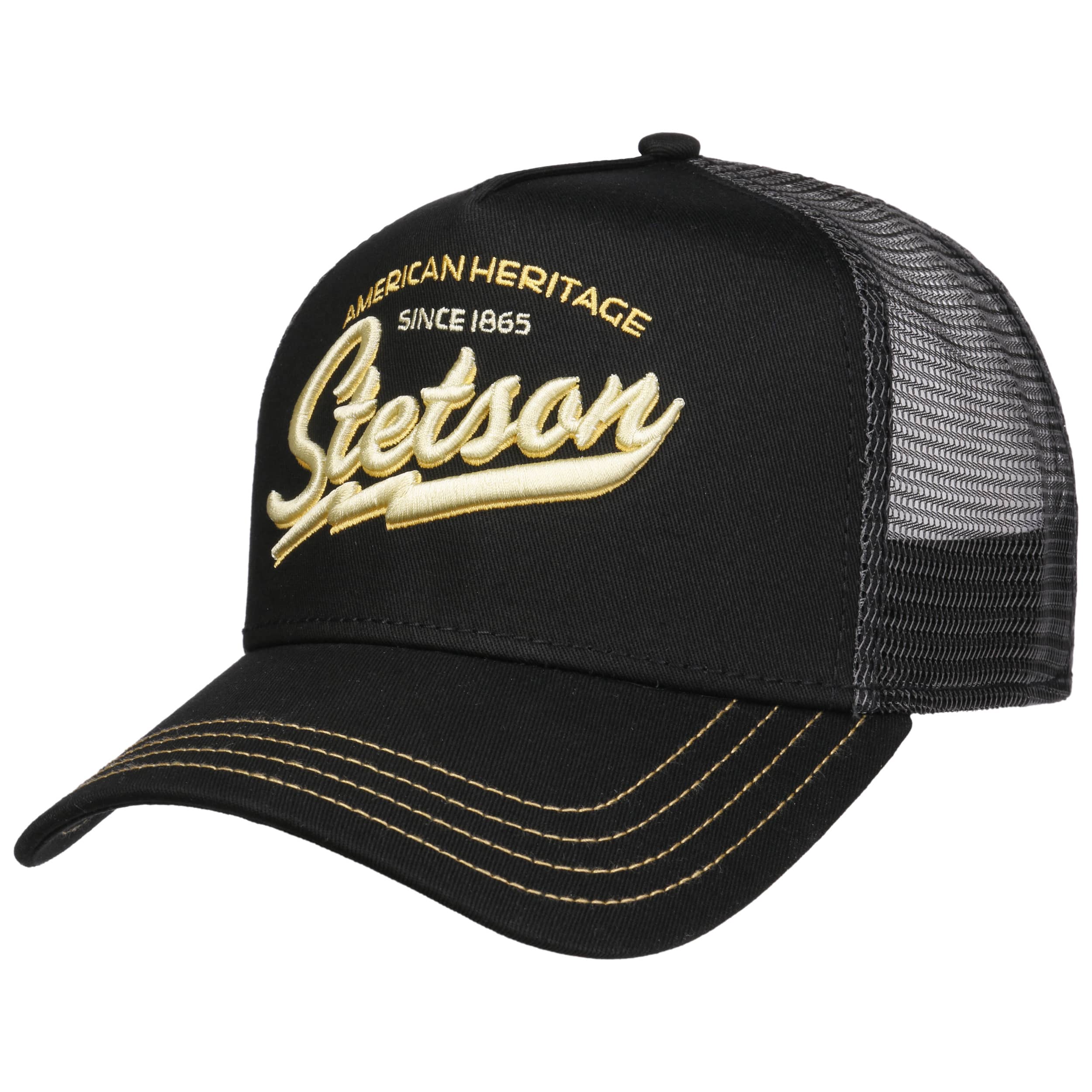 stetson trucker cap schwarz