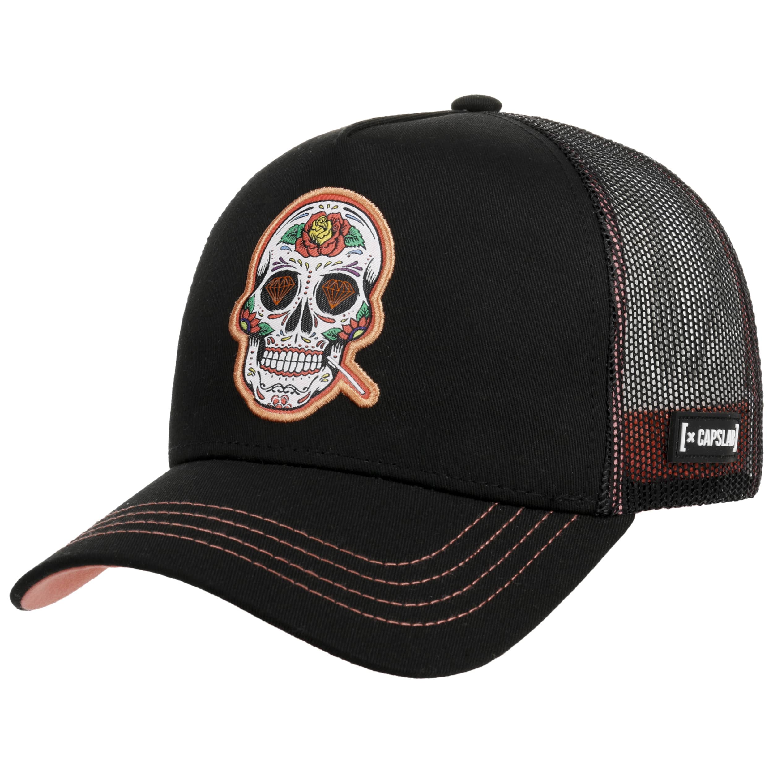 Skull Trucker Cap by Capslab 34,95