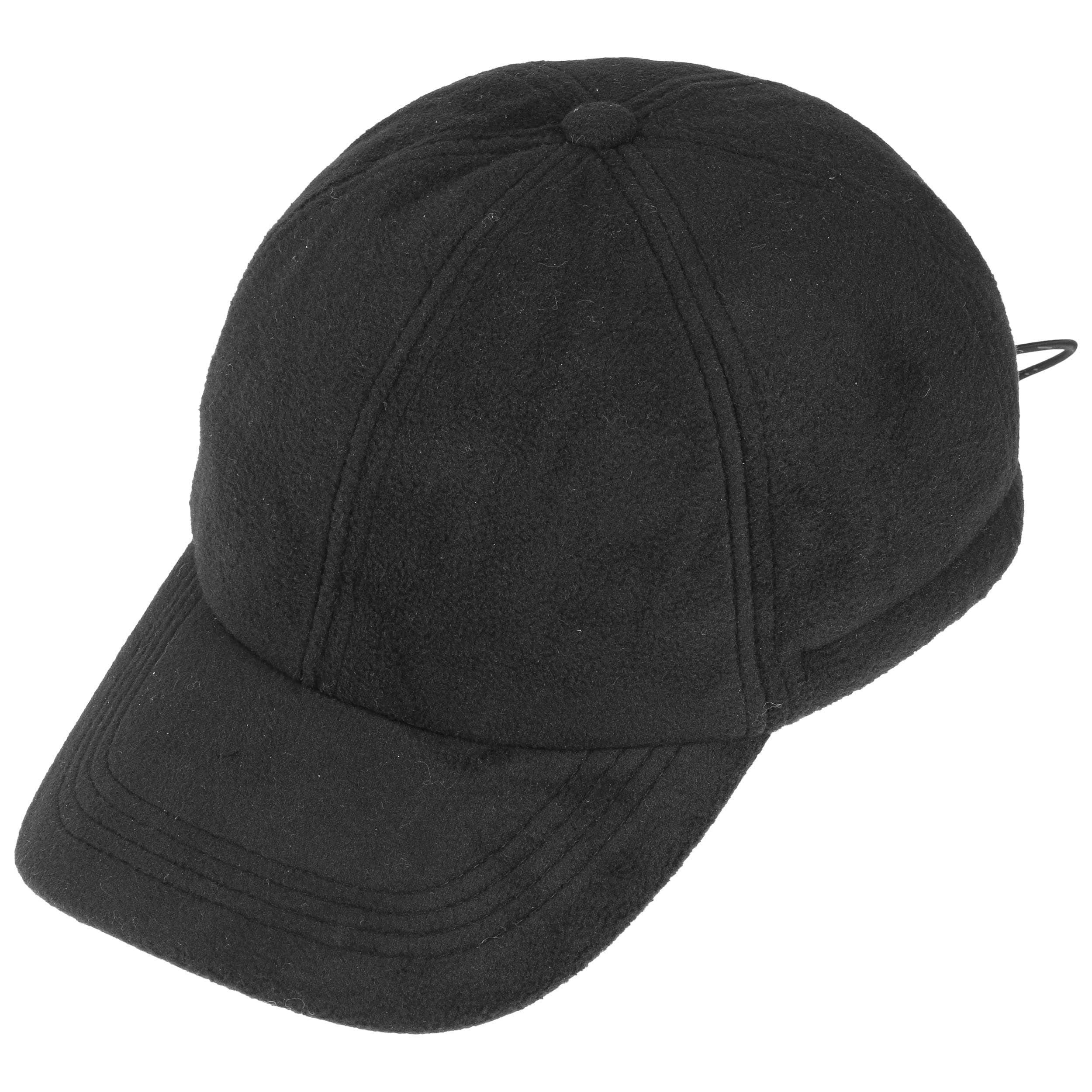 fleece ball cap with ear flaps