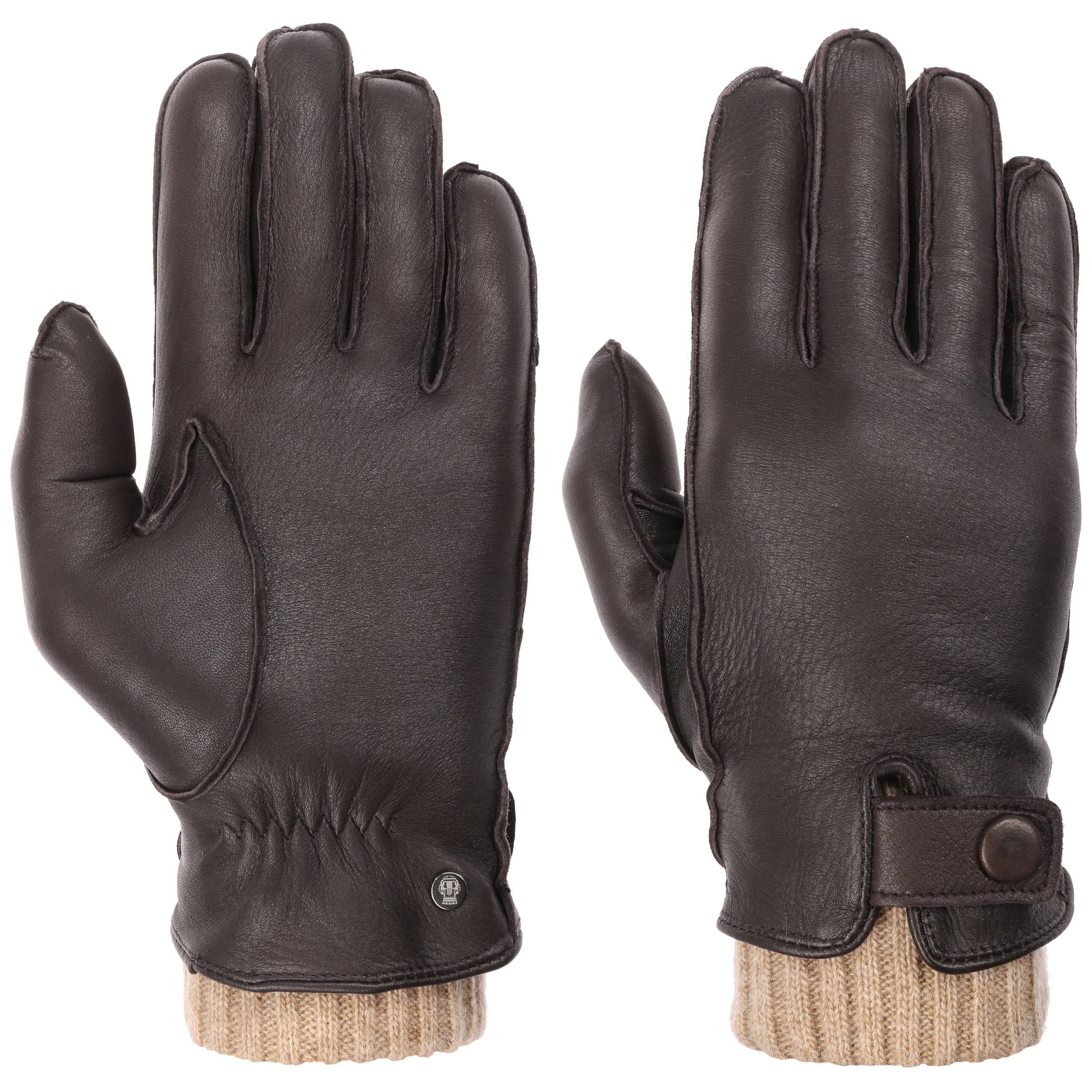 wet leather gloves