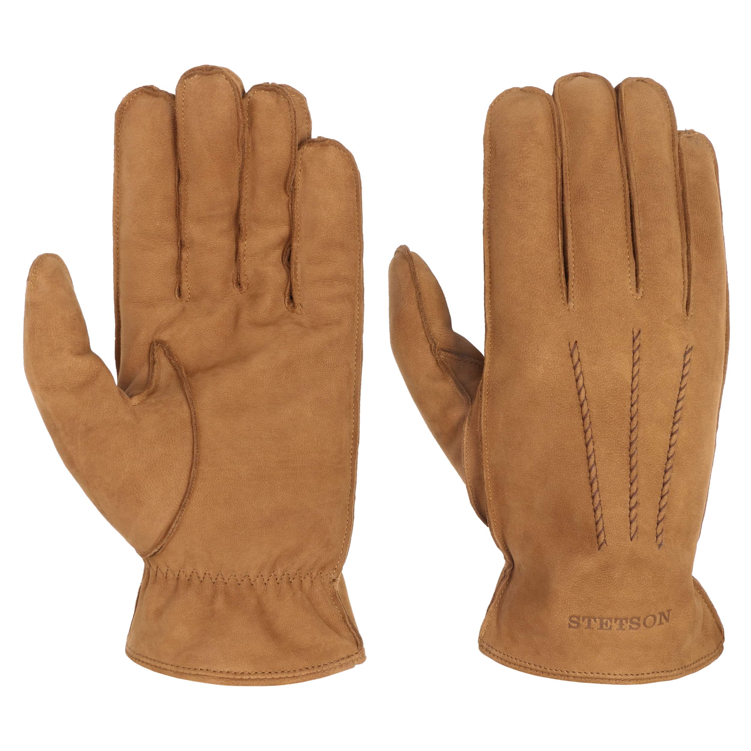 Soft Nubuck Leather Gloves by Stetson 99,00