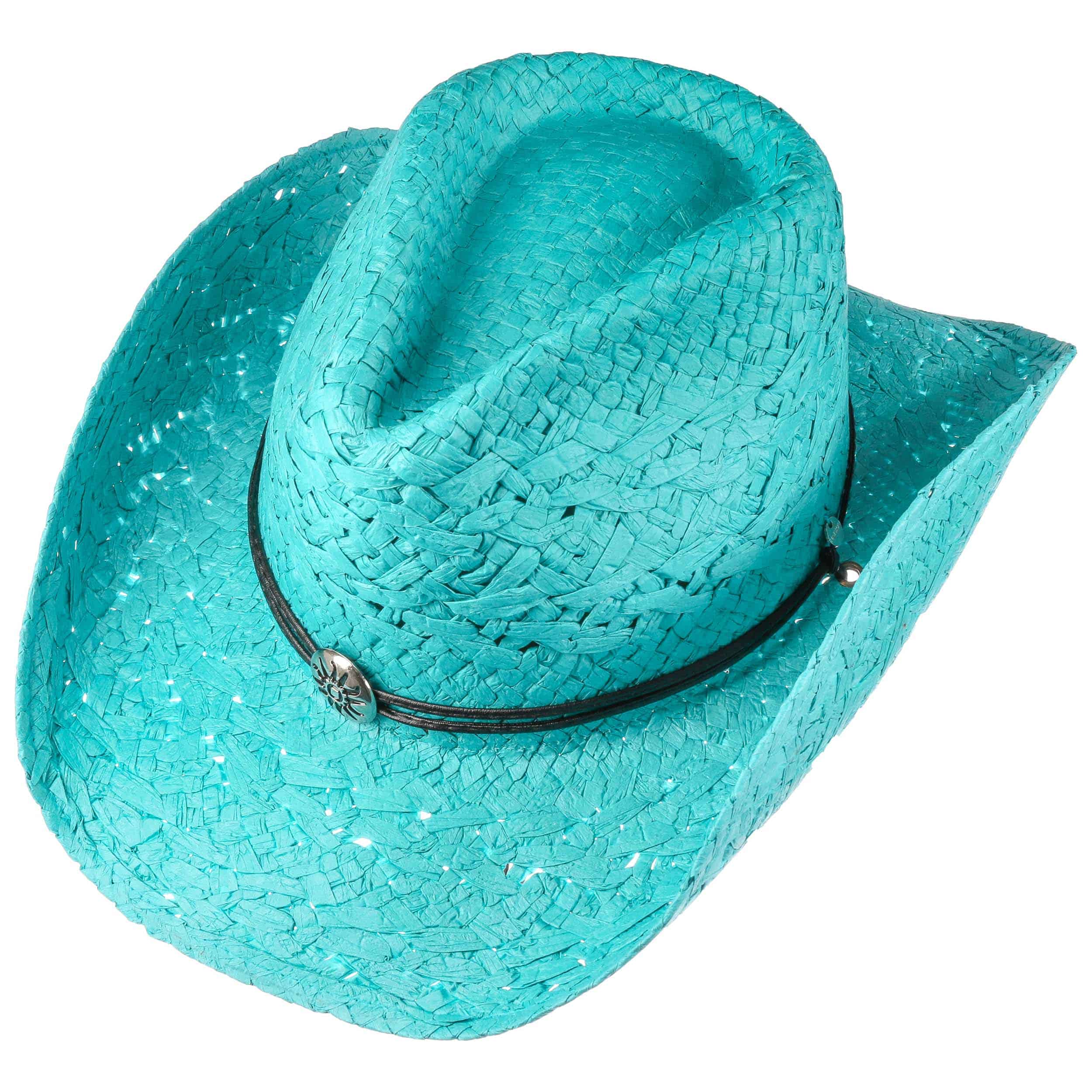 turquoise cowboy hat