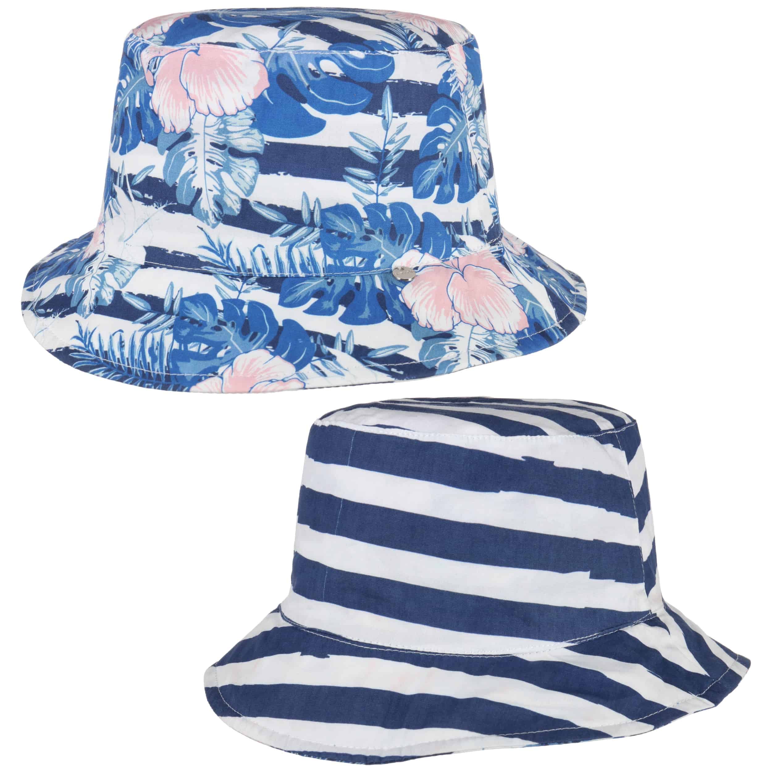 tropical print hat