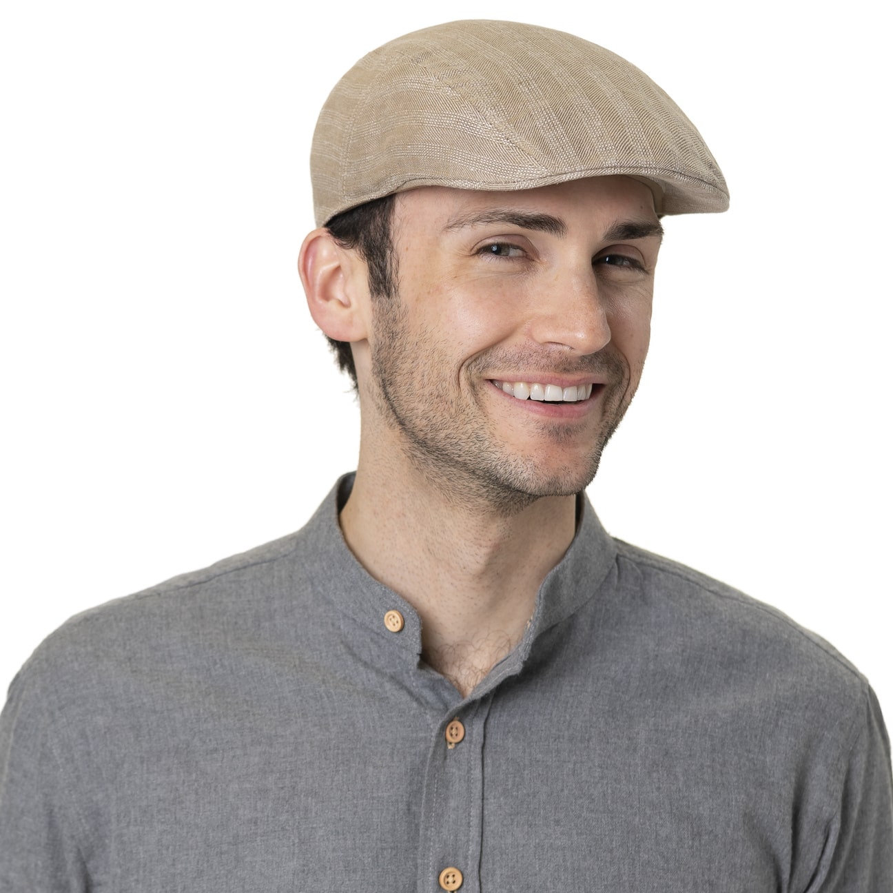 Structured Linen Flatcap by Stetson CHF 78.95