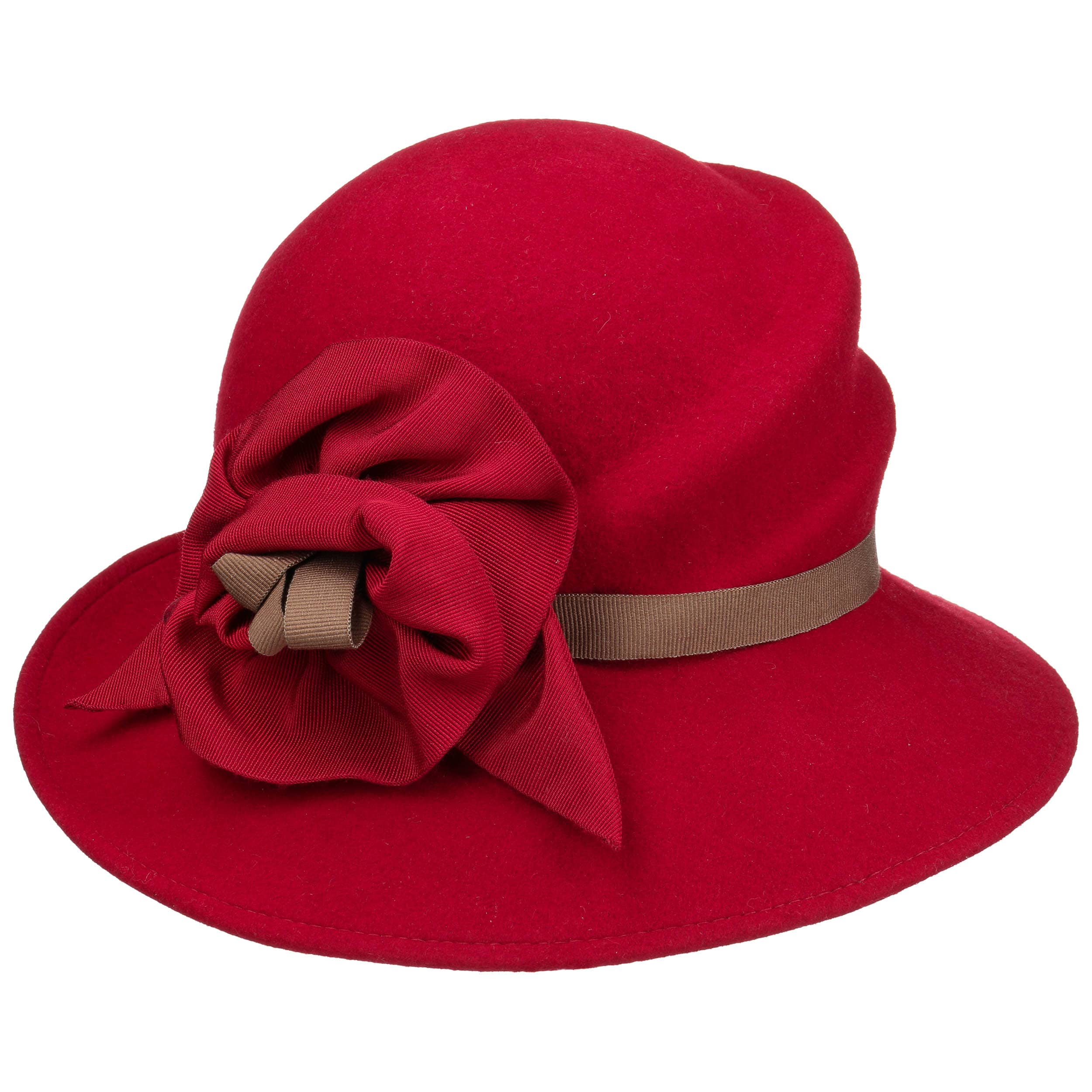 red occasion hat