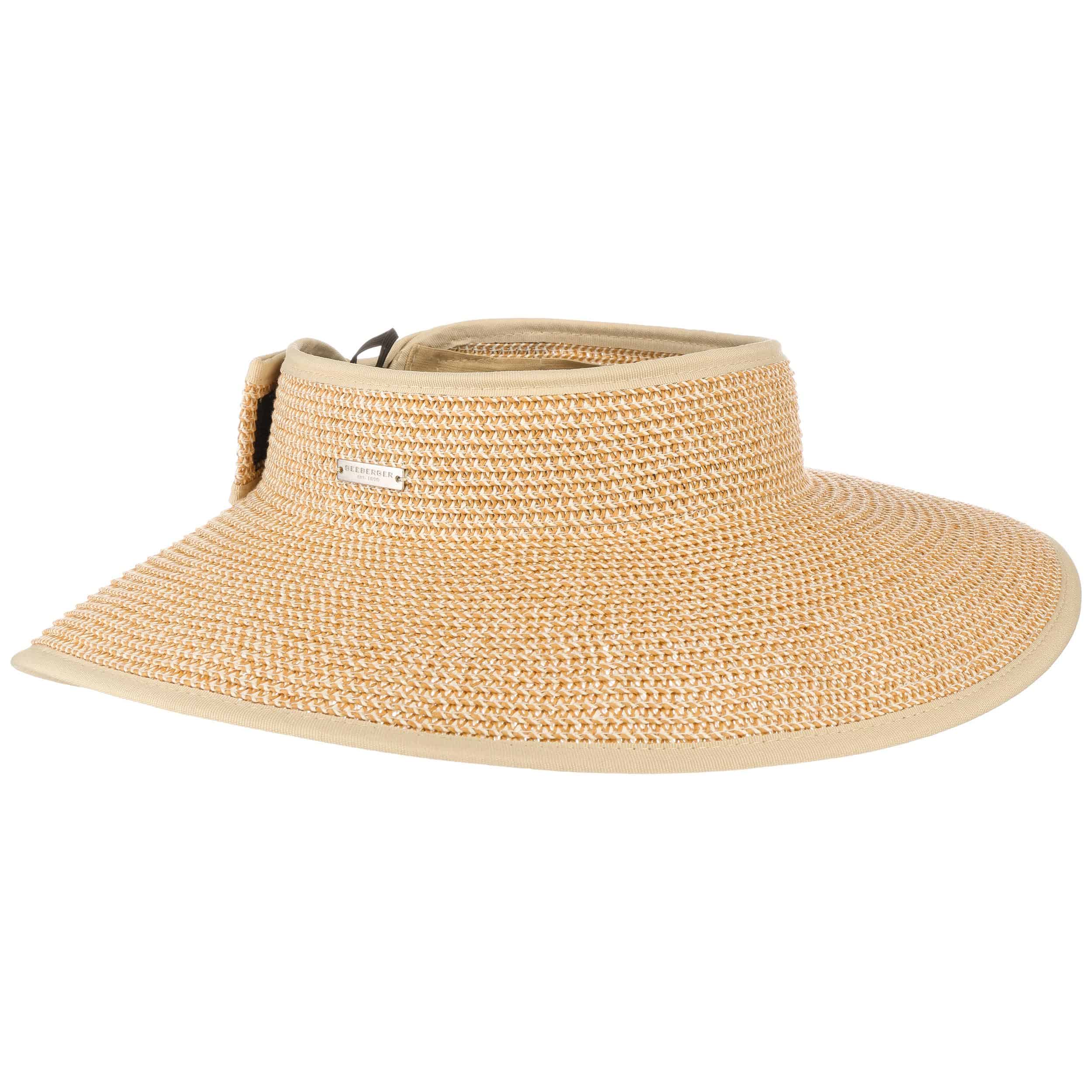 Seeberger Talira Sonnenvisor XL Visor Damenvisor Sonnenschutz Strohvisor Mit Schirm
