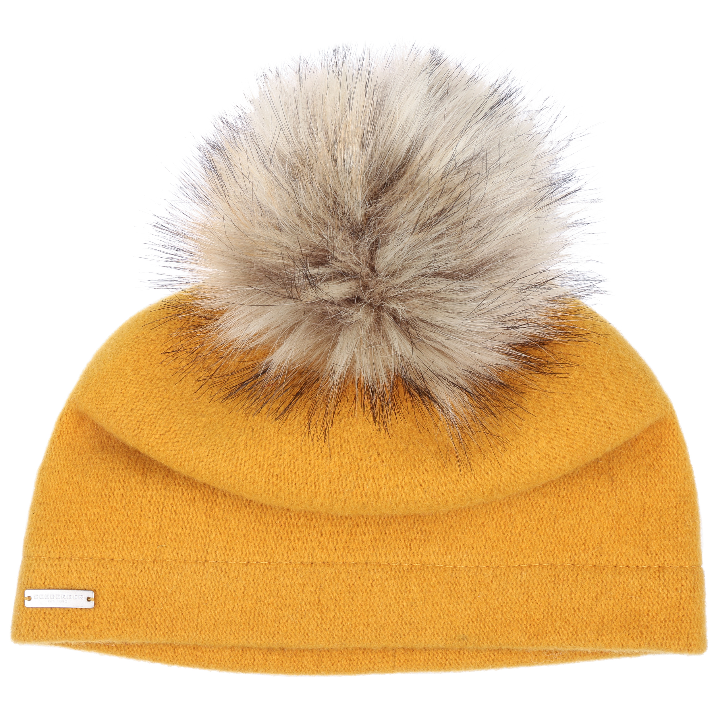 mustard wool hat