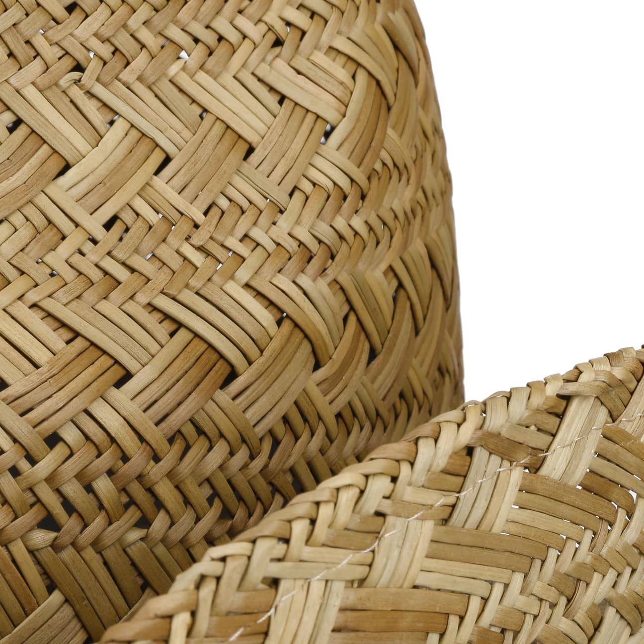 Lipodo Texas Strohoed met Kinband Dames/Heren - Made in Italy zomer hoed zonnehoed voor Lente/Zomer - S (54-55 cm) naturel