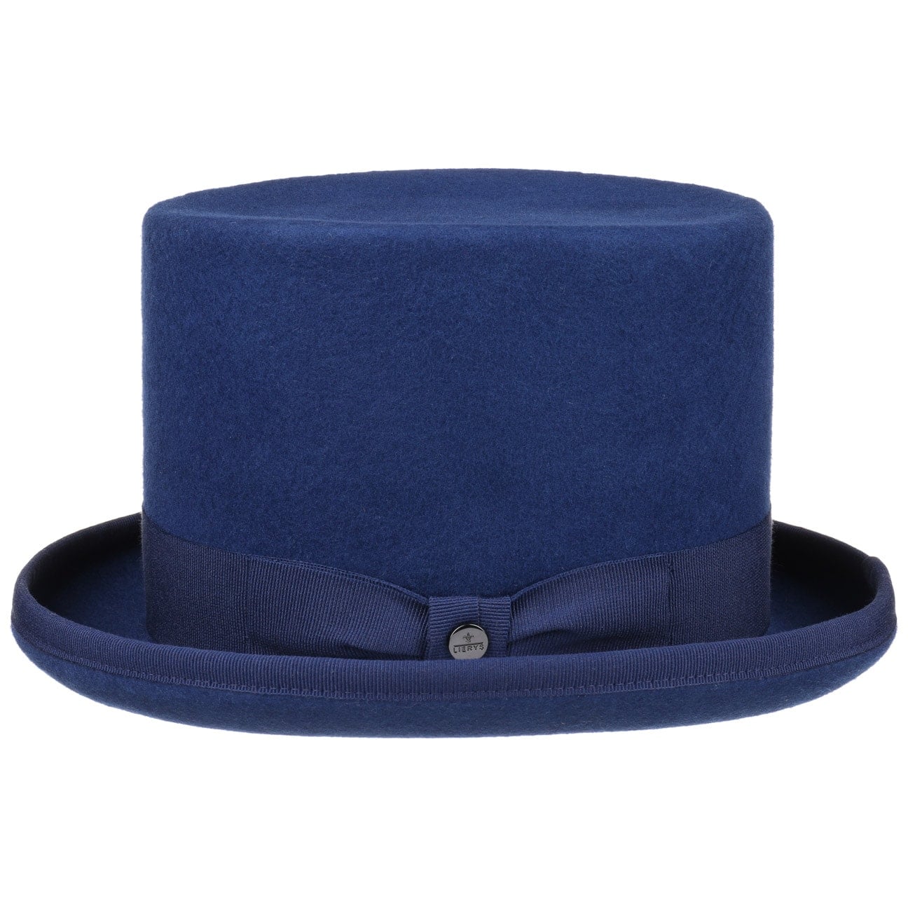 blue felt top hat