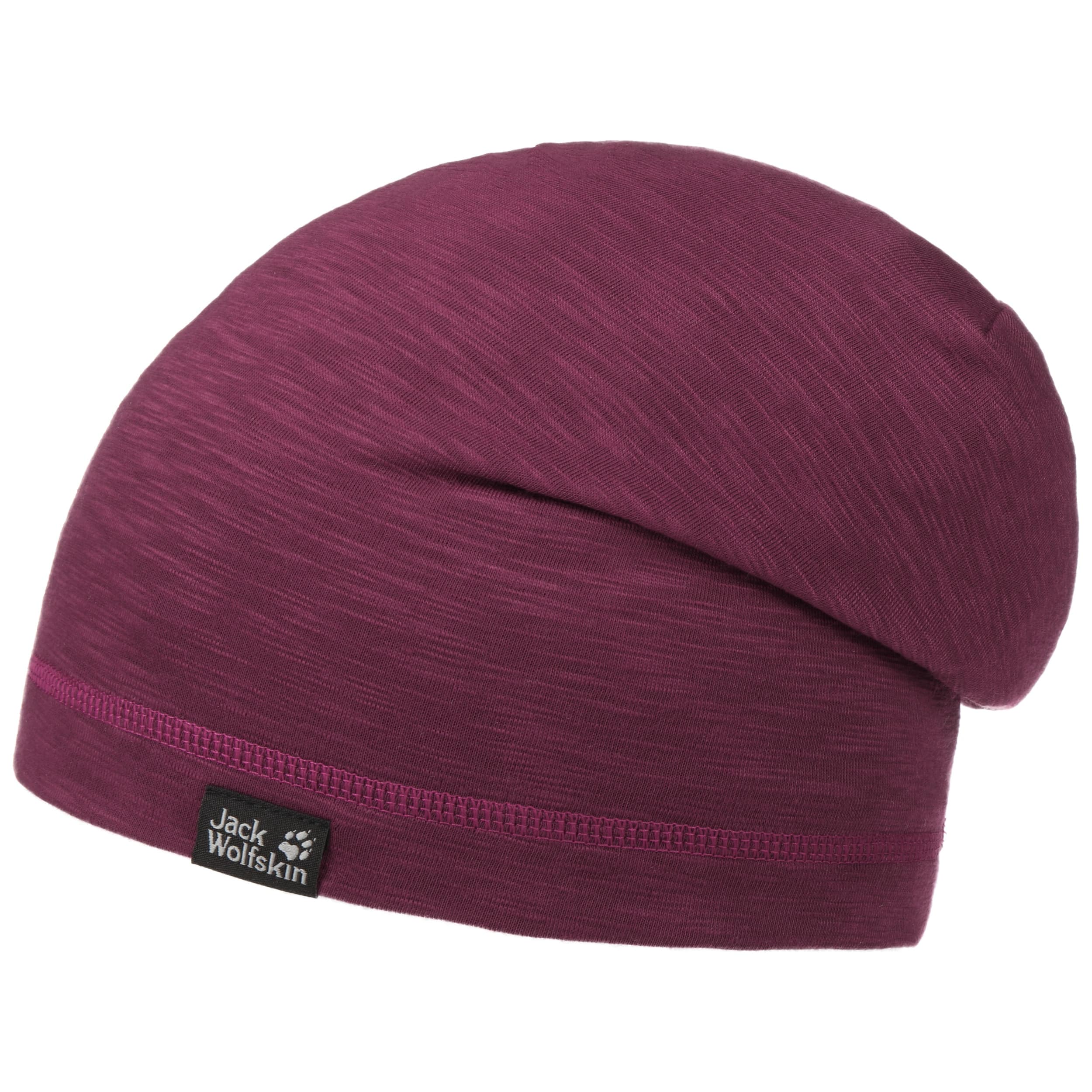 purple beanie hat