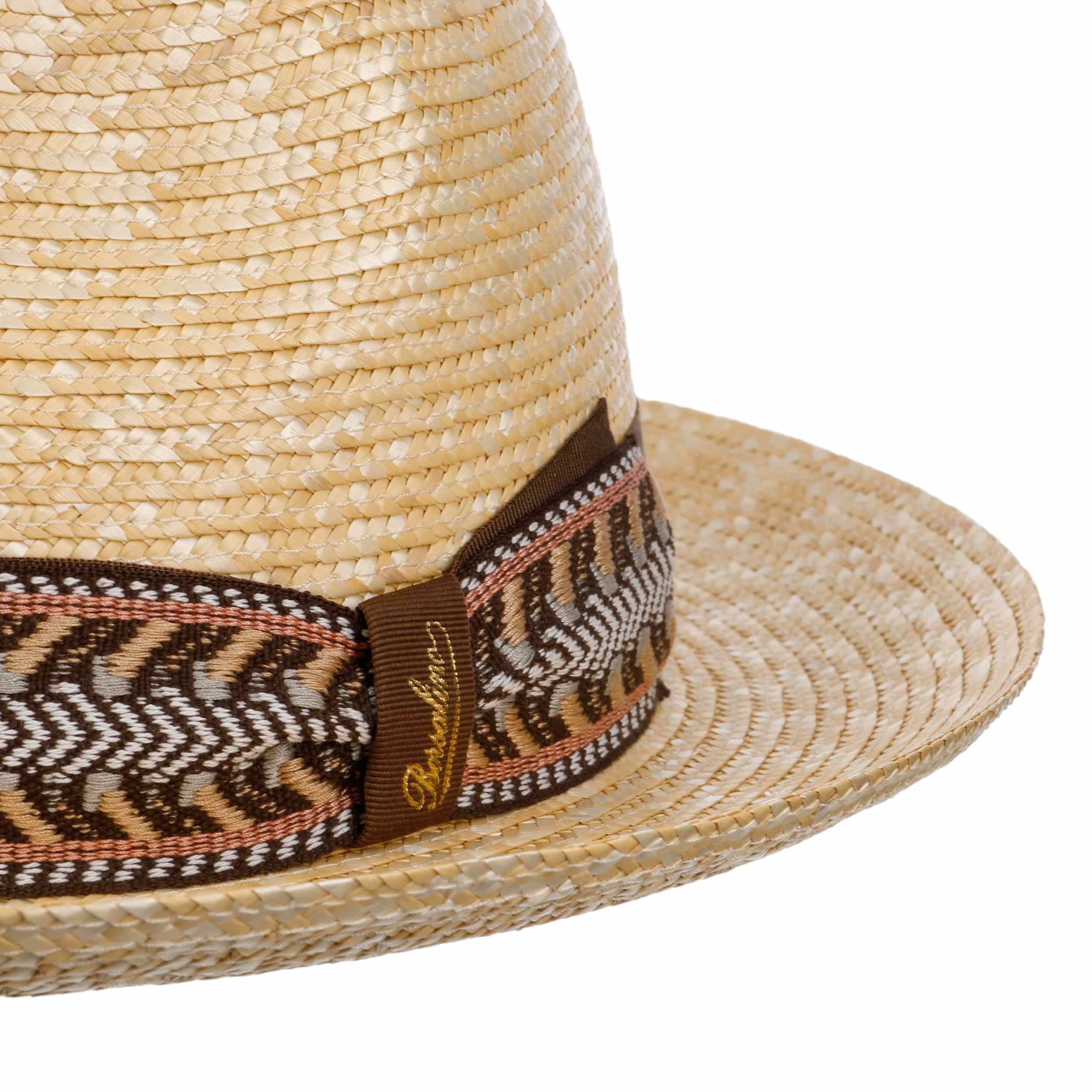 Stetson Boater Weizenstrohhut – Klassischer Sommerhut Mit UV-Schutz 40+, Mehrfarbigem Ripsband, Atmungsaktiv, Unisex, Für Sonnige Tage & Urlaub
