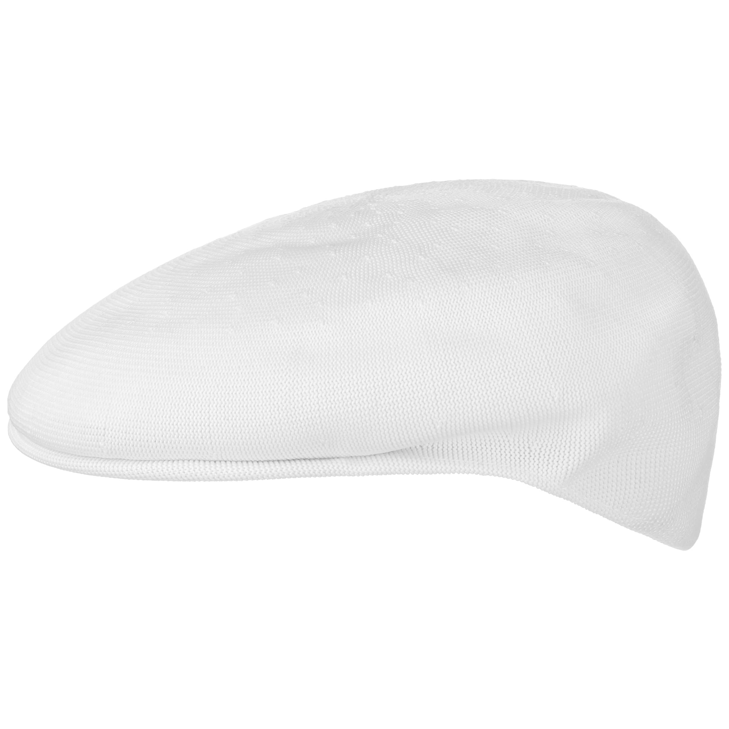 white flat cap