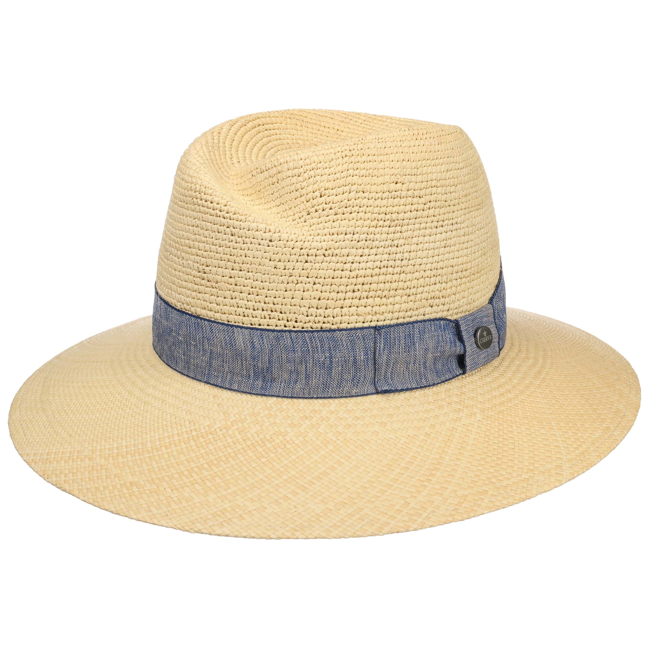 blue panama hat
