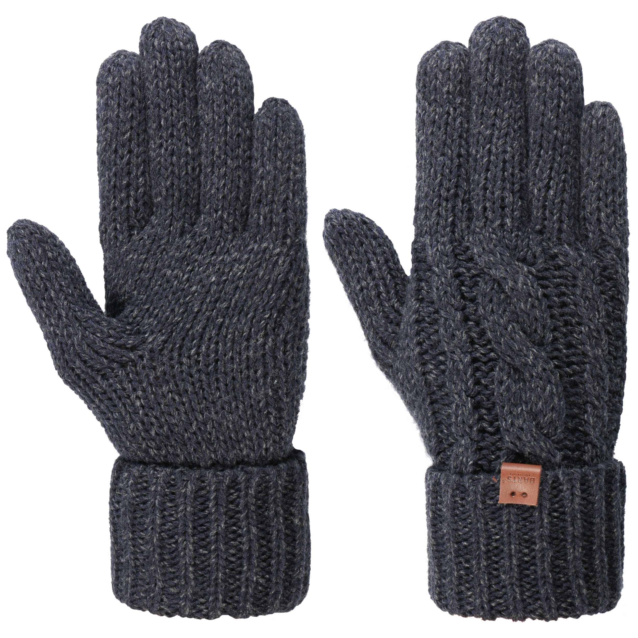 cable knit gloves