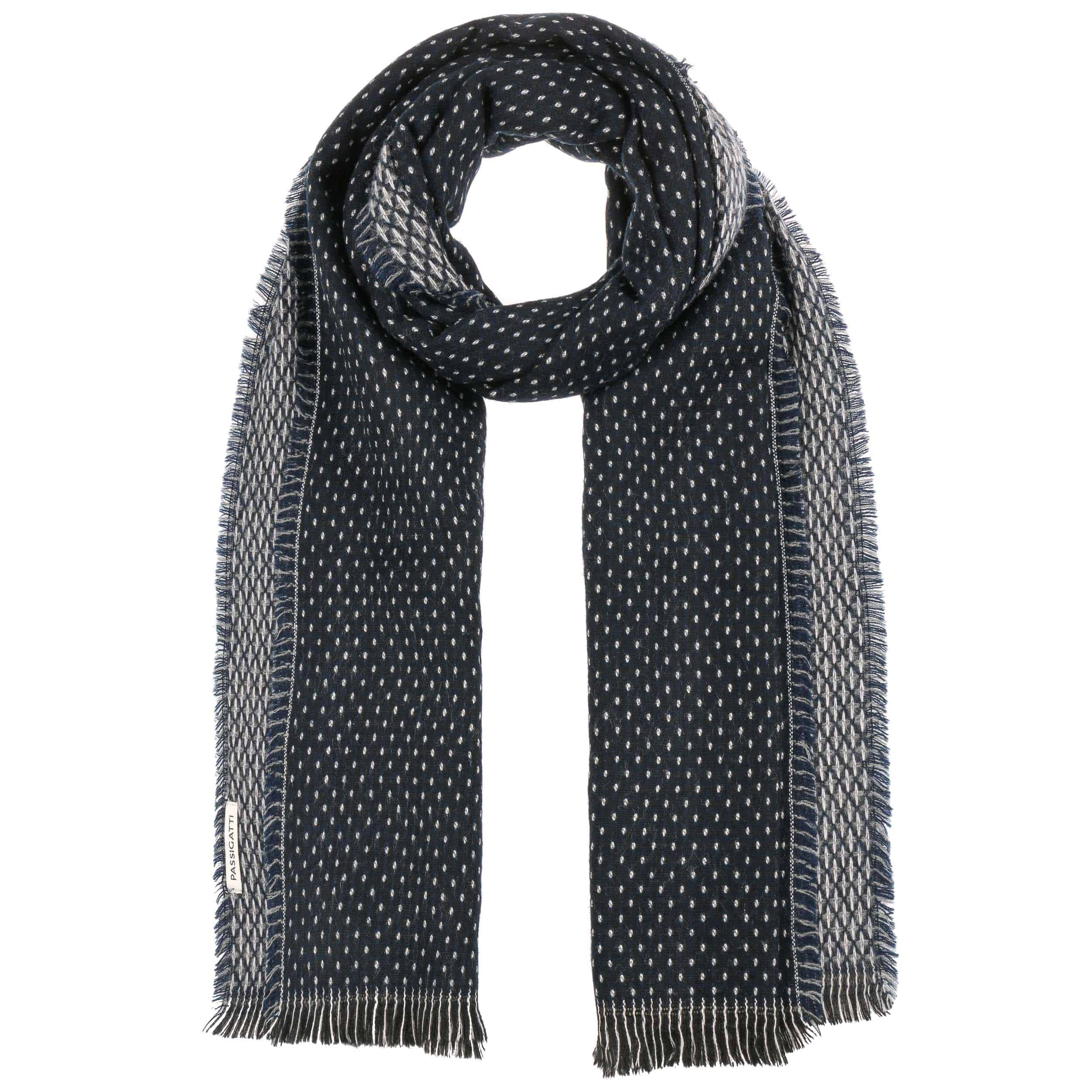 ladies navy scarf