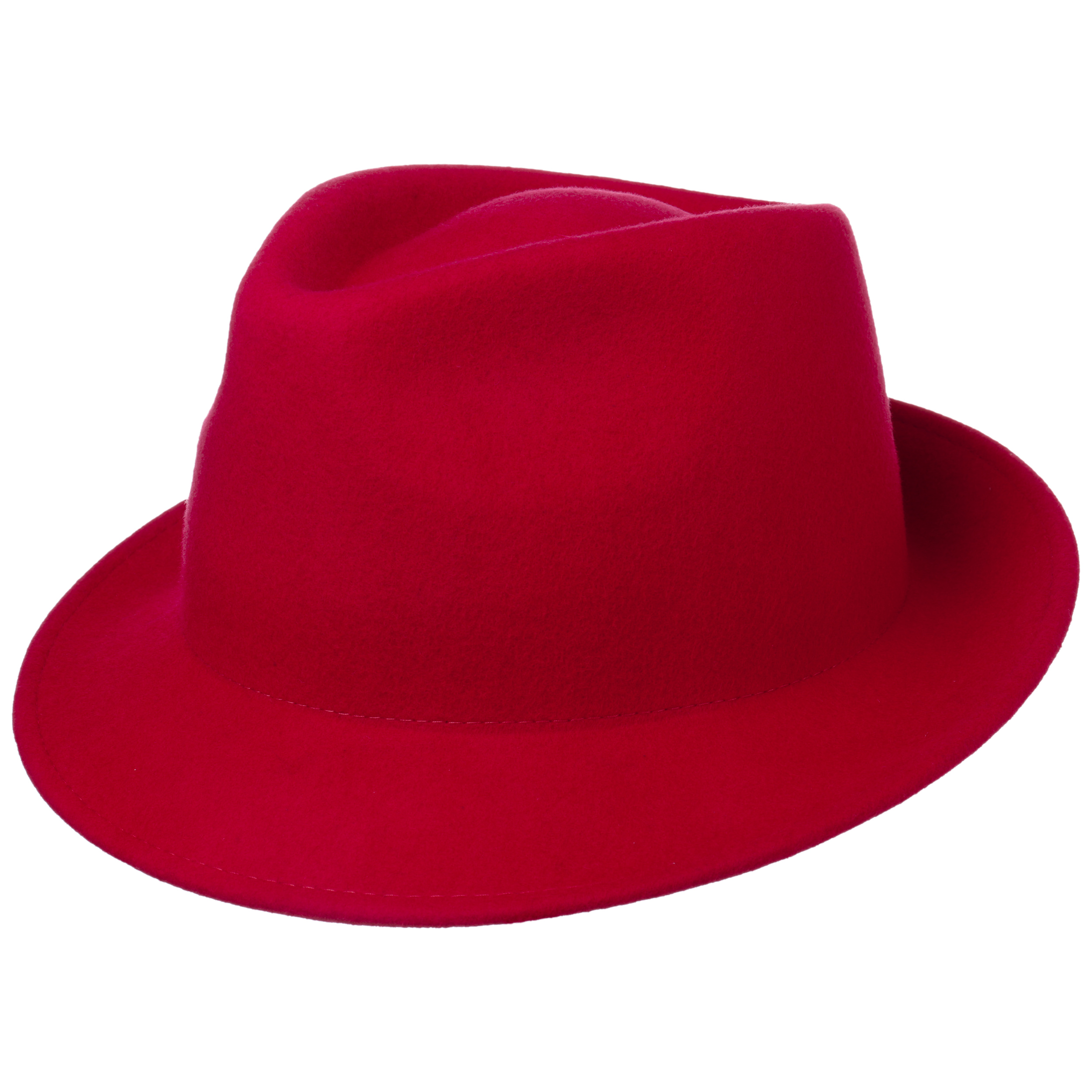 red felt hat