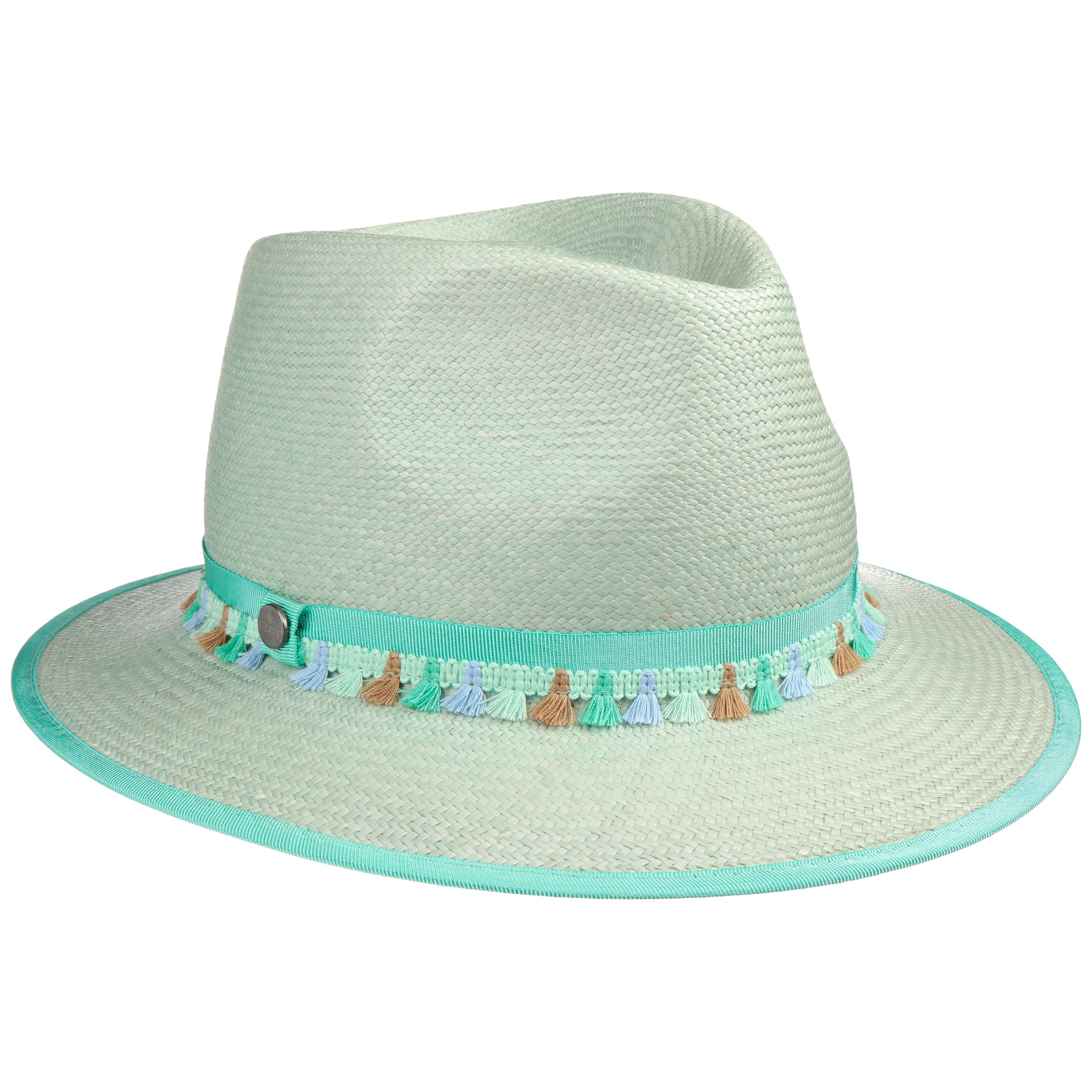 green panama hat