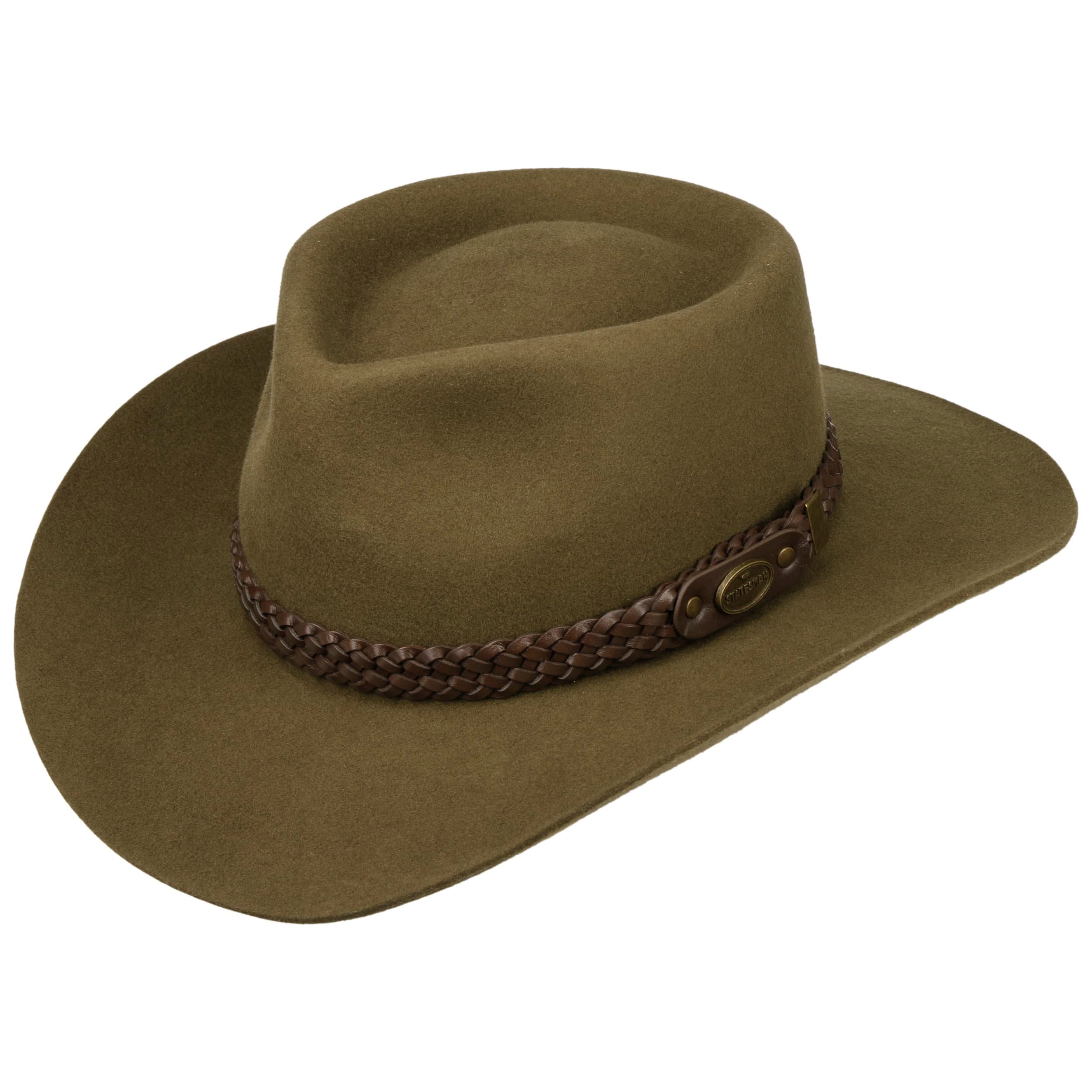 Fiebig Fedora Wollfilzhut – Wasserabweisend & Formbeständig, Klassischer Filzhut Für Damen & Herren