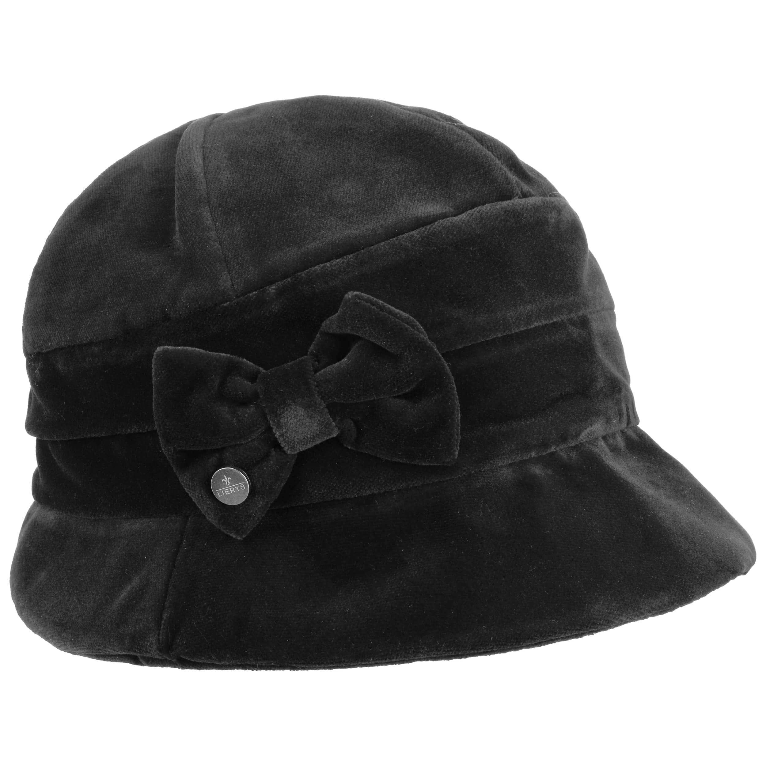 black velvet cloche hat