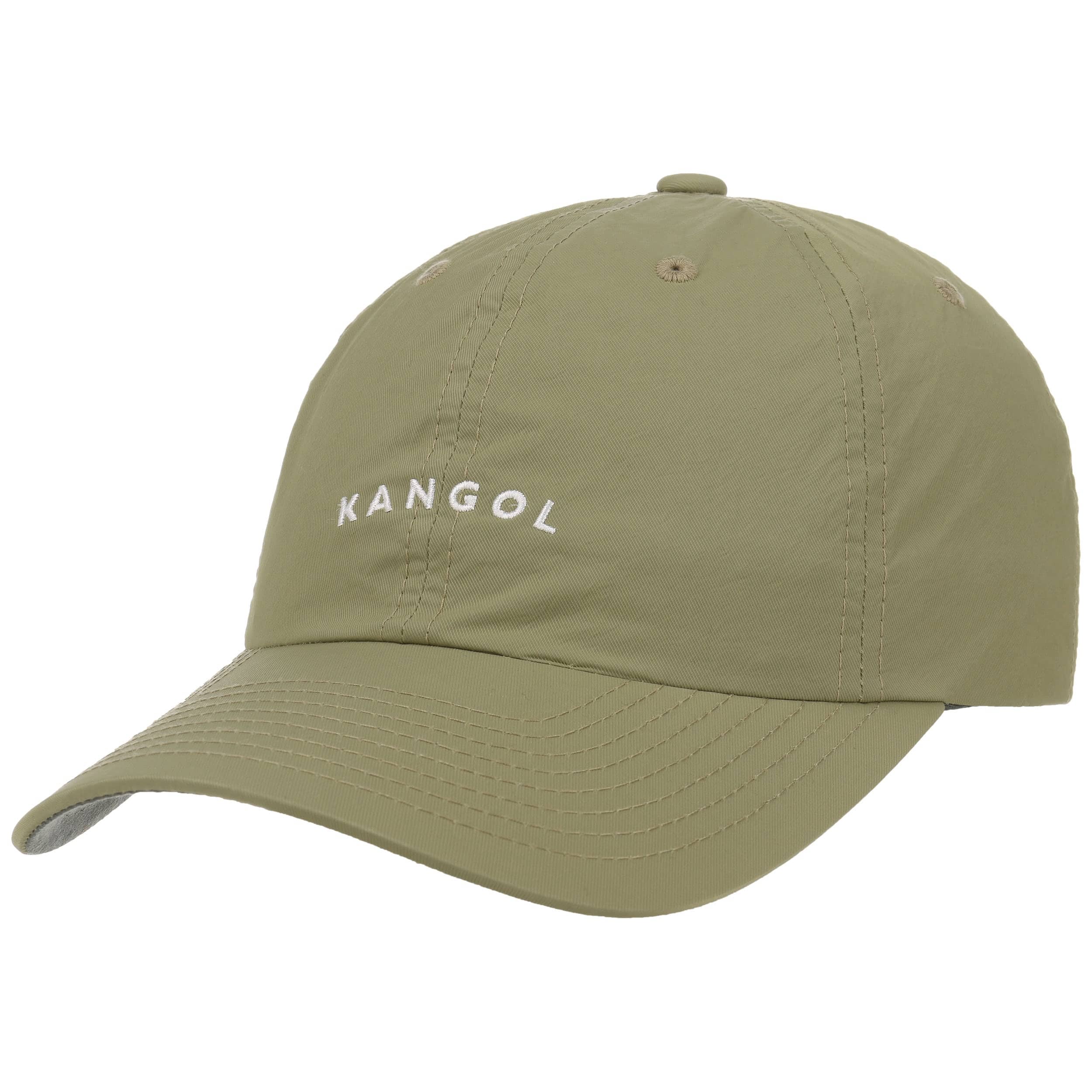 kangol leather baseball cap