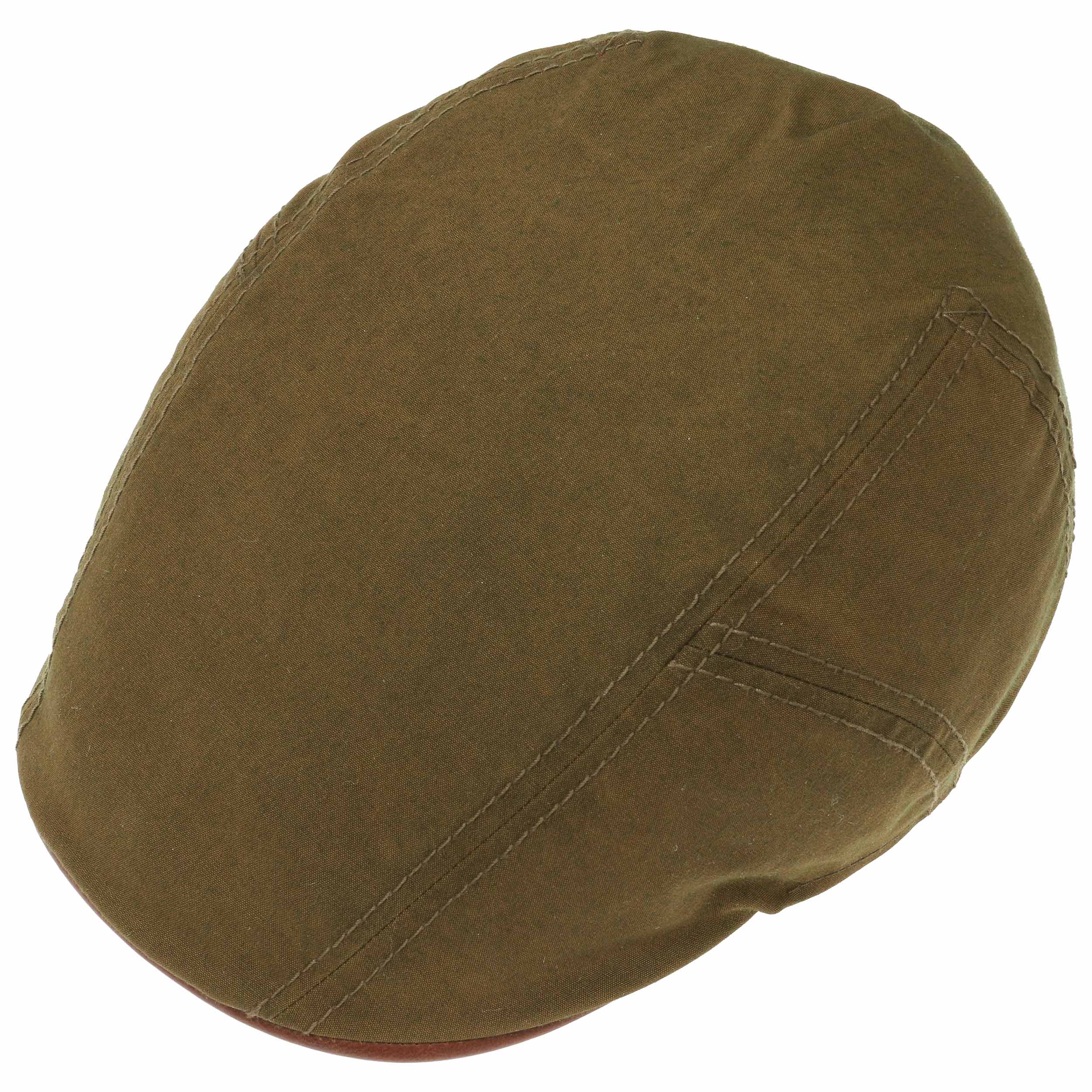 Waxed Cotton Flat Cap by Stetson - 79,00