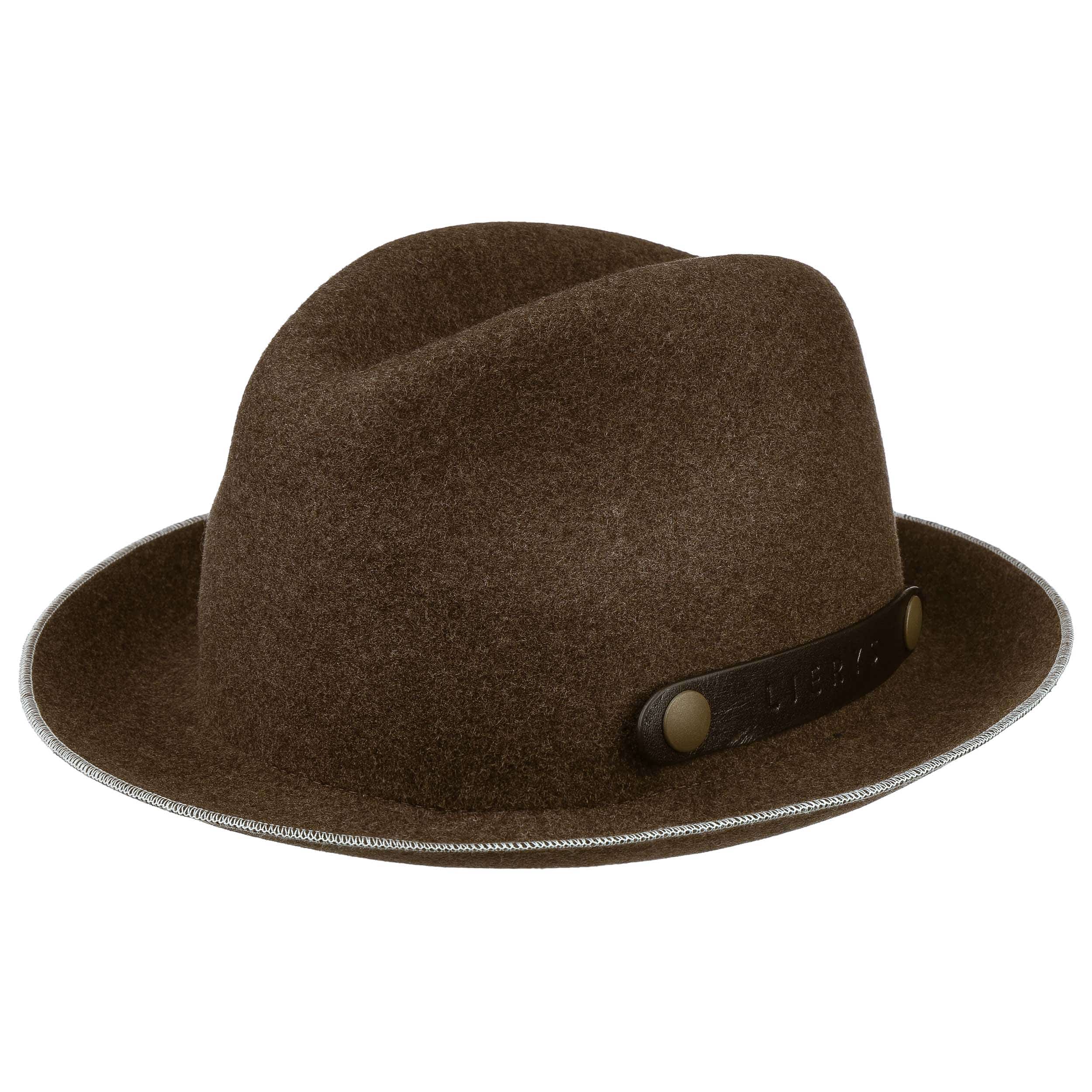 brown felt hat