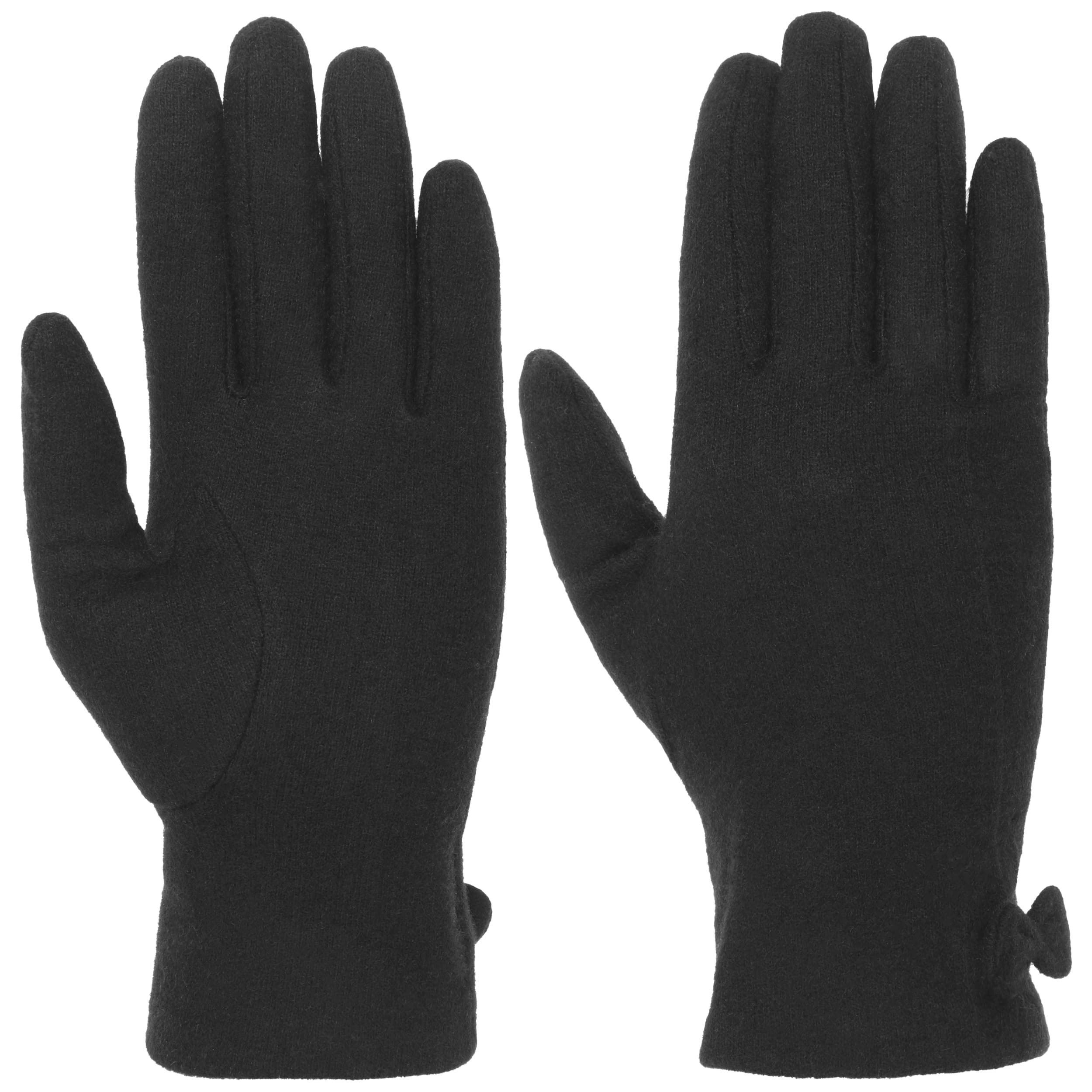 black wool gloves womens