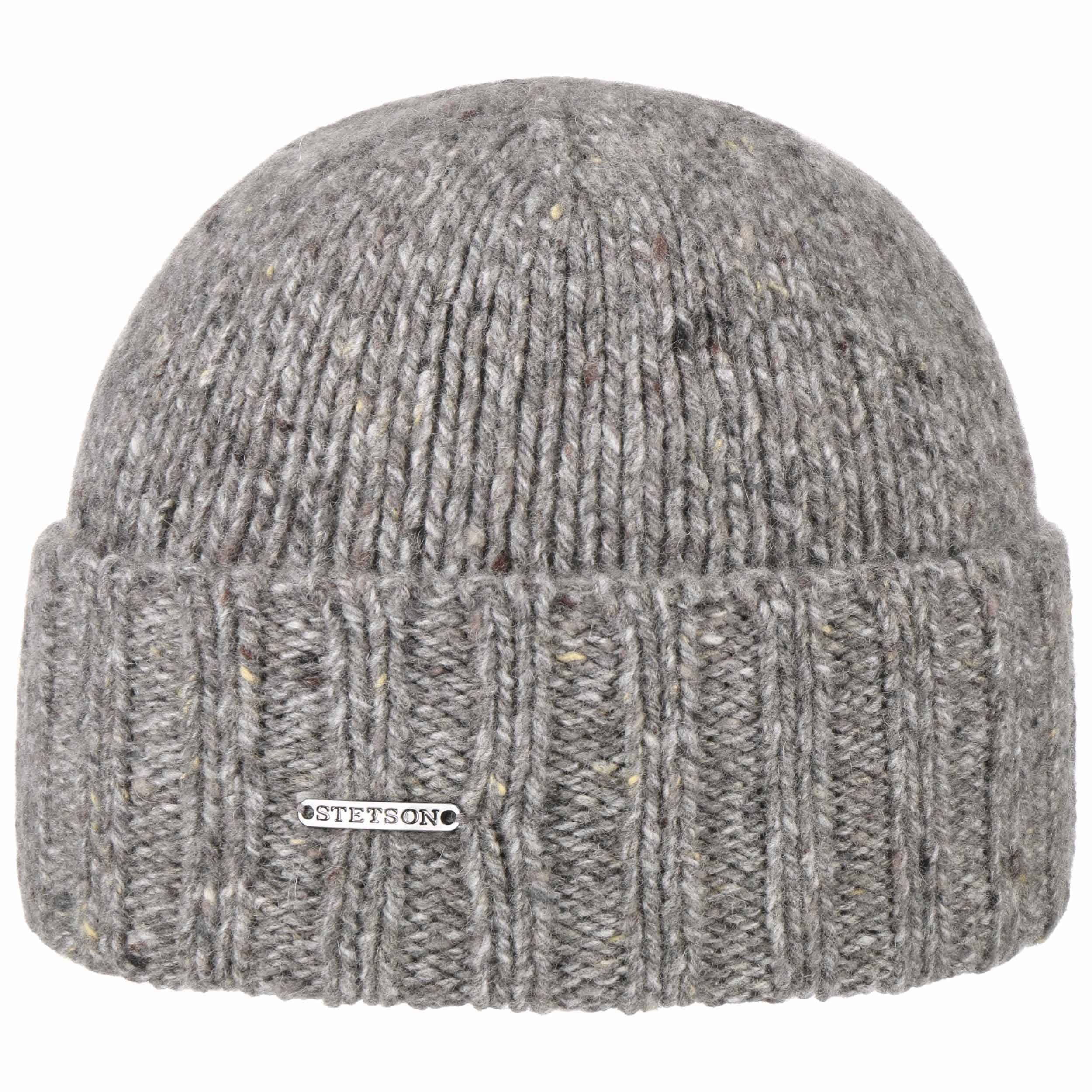 Gorro Beanie Stetson Cachemira - Unisex, Vuelta, Talla Única (55-61 Cm), Invierno