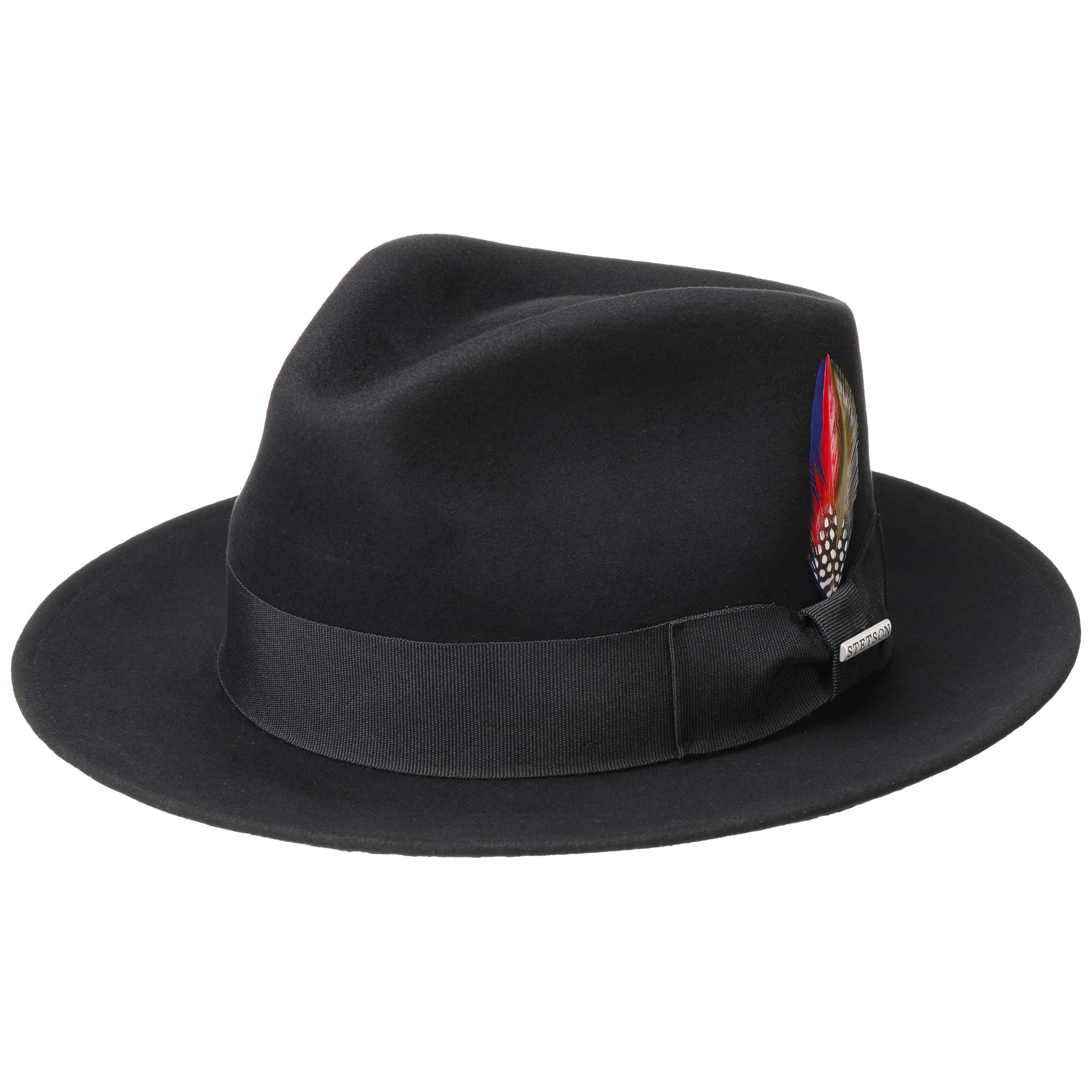 Wool & Cashmere Fedora Hat by Stetson - 119,00