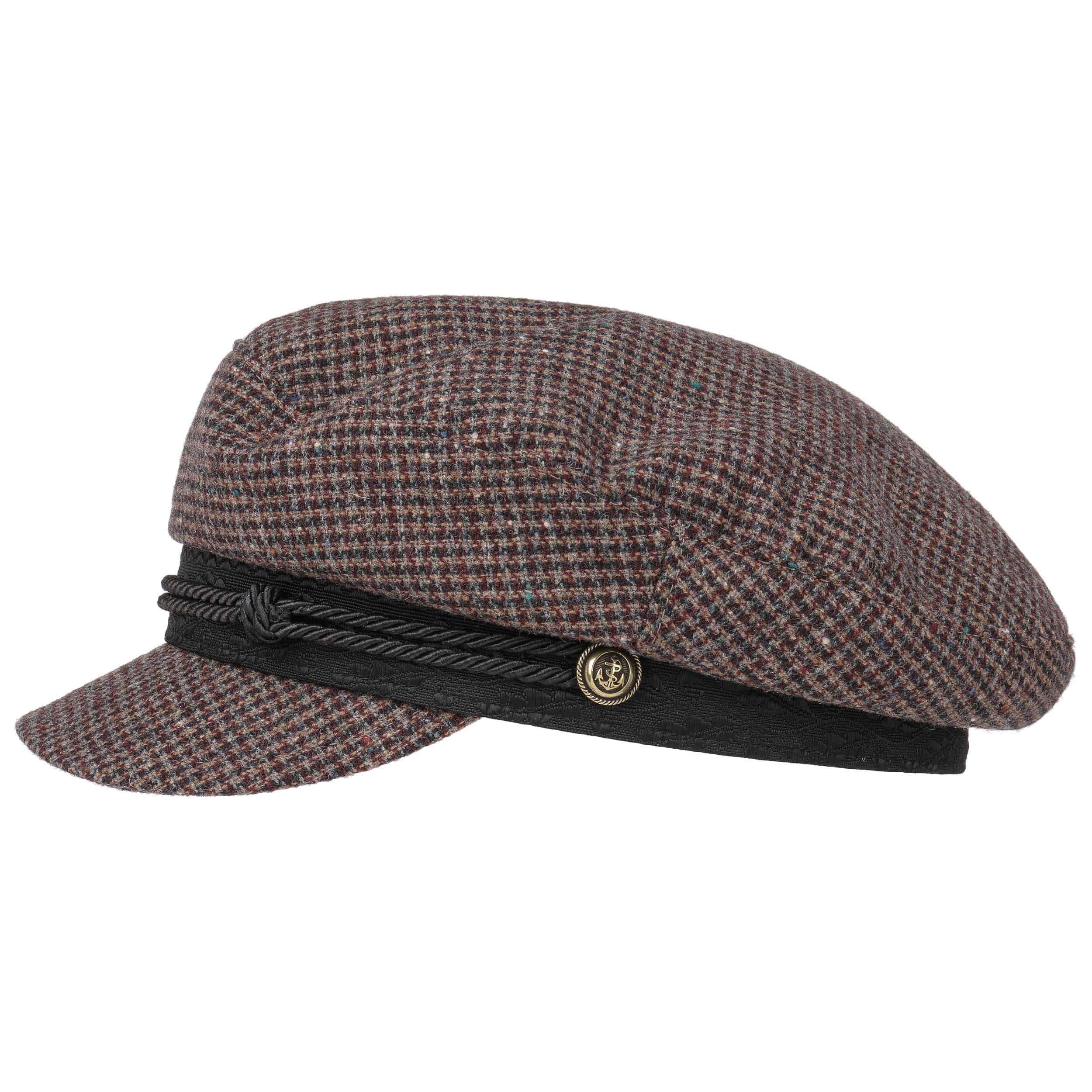 Wool Check Riders Cap by Stetson - CHF 83.95