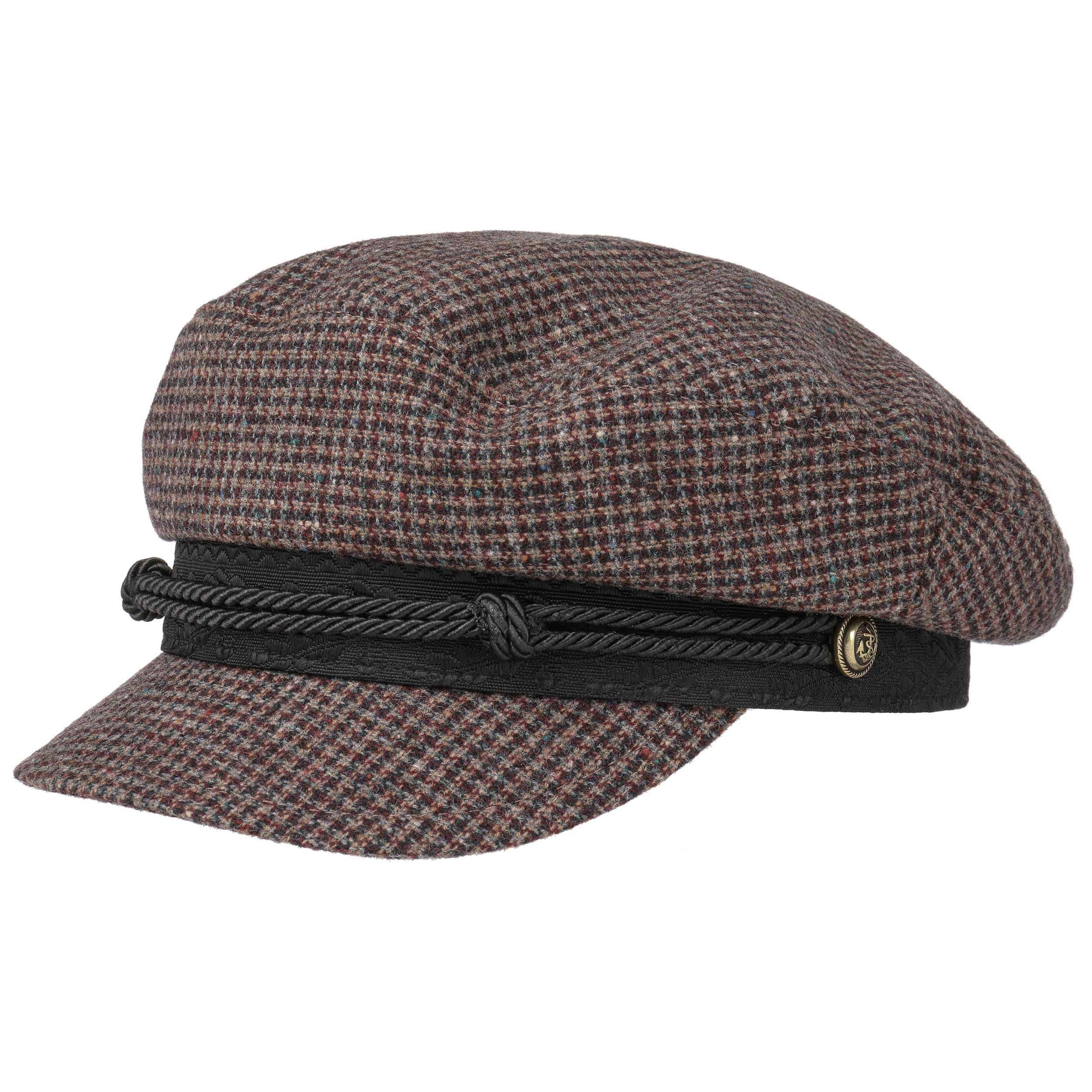 Wool Check Riders Cap by Stetson - 79,00