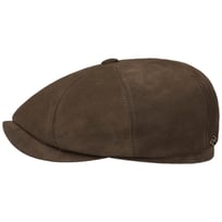 8 Panel Suede Calfskin Flatcap by JJ Hats - 129,00 &euro;
