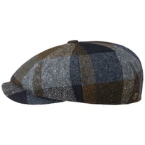 8 Panel Wool Check Flatcap by Balmoral - 119,00 &euro;