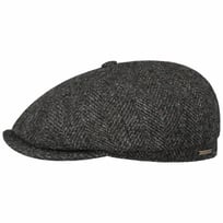 Hatteras Herringbone Tweed Flatcap by Stetson - 149,00 &euro;