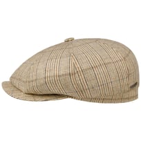 Hatteras Linen Mix Stripe Flatcap by Stetson - 149,00 &euro;
