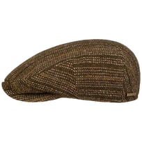 Kent Herringbone Stripe Flatcap by Stetson - 79,00 &euro;