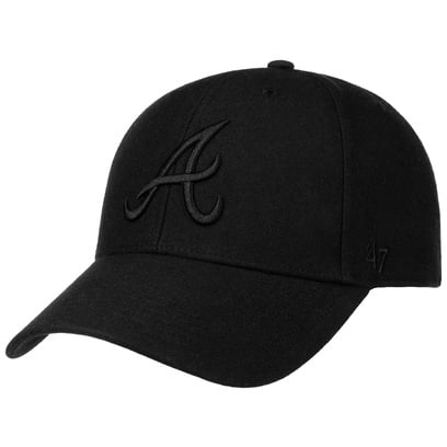 Atlanta Braves Branson Mvp Camo/Black Trucker - 47 Brand cap