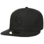 59Fifty Black on Black Yankees Cap by New Era schwarz