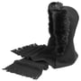 Fleece Schalhaube Webpelz by Lierys schwarz