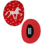 Gestricktes Pferd Earbags Ohrenwärmer rot