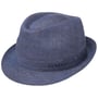 Geneva Trilby Leinenhut by Stetson blau