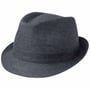 Geneva Trilby Leinenhut by Stetson denim