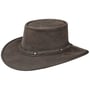 Squashy Bronco Lederhut by BARMAH braun