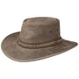 Squashy Bronco Lederhut by BARMAH beige