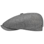 Hatteras Kaschmir Seide Flatcap by Stetson grau
